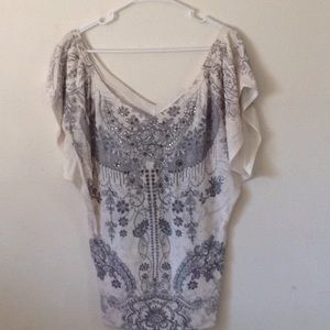 Women's off shoulder top shirt size M Love Culture